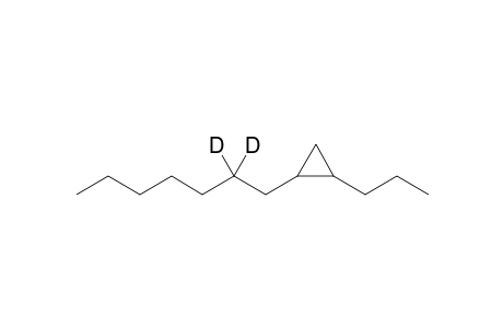 2-(2',2'-Dideuterioheptyl)-3-propylcycloproane