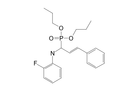 DI-N-PROPYL-1-[N-(2-FLUOROPHENYL)-AMINO]-3-PHENYL-2-PROPENYL-PHOSPHONATE