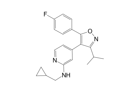Cyclopropylmethyl-4-[5-(4-fluorophenyl)-3-isopropylisoxazol-4-yl]-pyridin-2-yl-amine