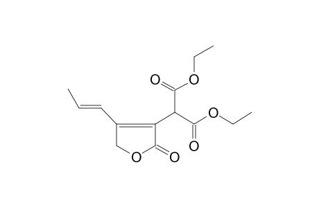 2-[2-keto-4-[(E)-prop-1-enyl]-5H-furan-3-yl]malonic acid diethyl ester