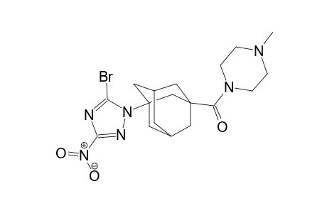 1-{[3-(5-bromo-3-nitro-1H-1,2,4-triazol-1-yl)-1-adamantyl]carbonyl}-4-methylpiperazine