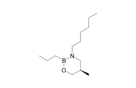 2-PROPYL-3-HEXYL-5-METHYL-1,3,2-OXAZOBORINANE