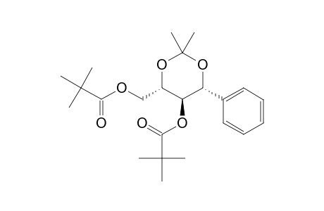 (+/-)-(4R*,5S*,6R*)-5-PIVALOYLOXY-4-PIVALOYLOXYMETHYL-2,2-DIMETHYL-6-PHENYL-1,3-DIOXANE