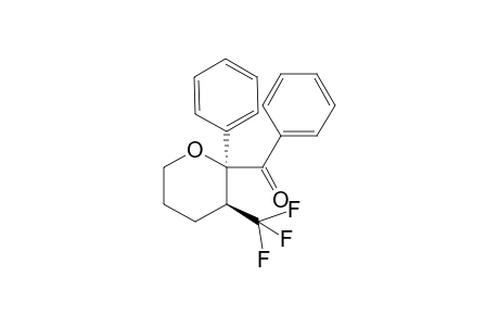 phenyl((2S,3S)-2-phenyl-3-(trifluoromethyl)tetrahydro-2H-pyran-2-yl)methanone