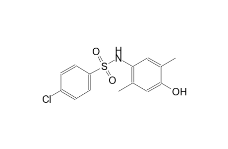 4-chloro-N-(4-hydroxy-2,5-dimethylphenyl)benzenesulfonamide