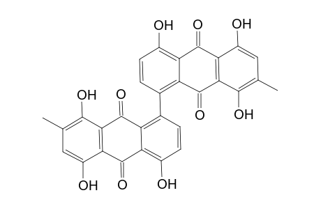 [1,1'-Bianthracene]-9,9',10,10'-tetrone, 4,4',5,5',8,8'-hexahydroxy-7,7'-dimethyl-