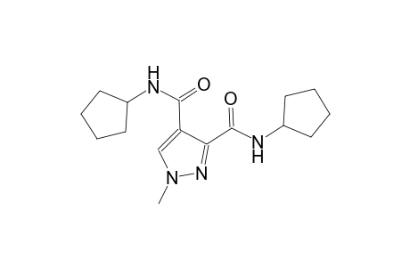 1H-pyrazole-3,4-dicarboxamide, N~3~,N~4~-dicyclopentyl-1-methyl-