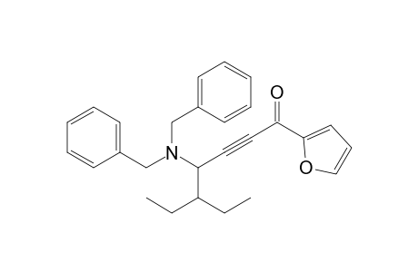 4-(Dibenzylamino)-5-ethyl-1-(2-furyl)hept-2-yn-1-one