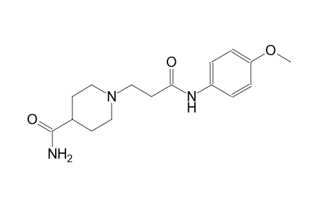 1-piperidinepropanamide, 4-(aminocarbonyl)-N-(4-methoxyphenyl)-