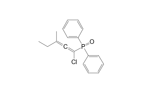 1-Chloro-1-(diphenylphosphoryl)-3-methyl-1,2-pentadiene