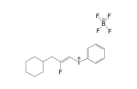 (Z)-3-CYCLOHEXYL-2-FLUORO-1-PROPENYL-(PHENYL)-IODONIUM-TETRAFLUOROBORATE