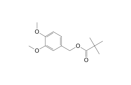 (3,4-dimethoxyphenyl)methyl 2,2-dimethylpropanoate