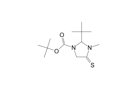 2-t-Butyl-3-methyl-4-thioxo-imidazolidine-1-carboxylic acid, t-butyl ester