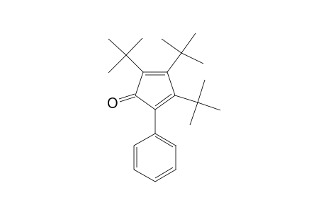 2-PHENYL-3,4,5-TRI-TERT.-BUTYL-CYCLOPENTADIENON