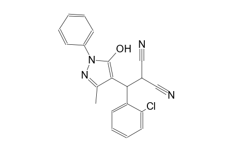 2-[(2-chlorophenyl)(5-hydroxy-3-methyl-1-phenyl-1H-pyrazol-4-yl)methyl]malononitrile