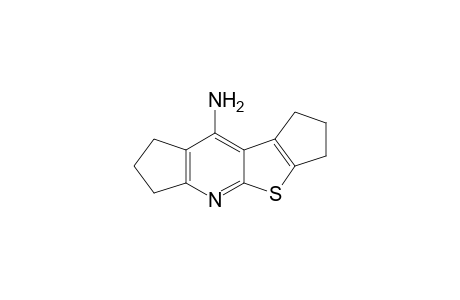 1,2,3,6,7,8-Hexahydrocyclopenta[e]cyclopenta[4,5]thieno[2,3-b]pyridin-9-amine