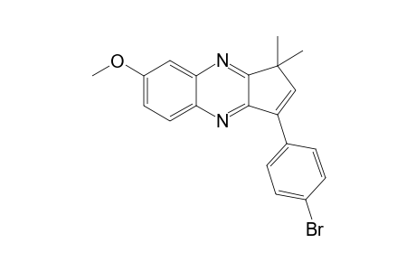 1-(4-bromophenyl)-6-methoxy-3,3-dimethyl-cyclopenta[b]quinoxaline