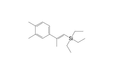 (E)-1-(1-Triethylsilyl-1-propen-2-yl)-3,4-dimethylbenzene