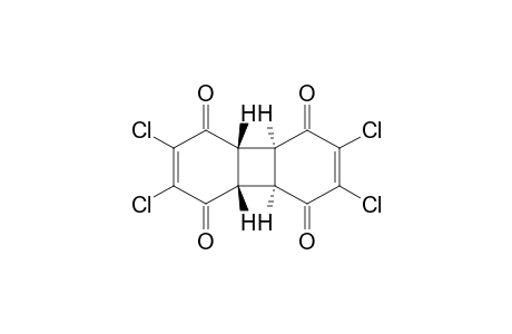 1,4,5,8-Biphenylenetetrone, 2,3,6,7-tetrachloro-4a,4b,8a,8b-tetrahydro-, (4a.alpha.,4b.beta.,8a.beta.,8b.alpha.)-