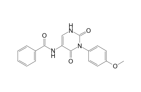 3-(4-Methoxyphenyl)-5-benzoylaminouracile