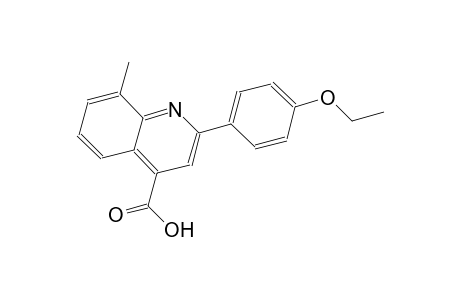 2-(4-ethoxyphenyl)-8-methyl-4-quinolinecarboxylic acid