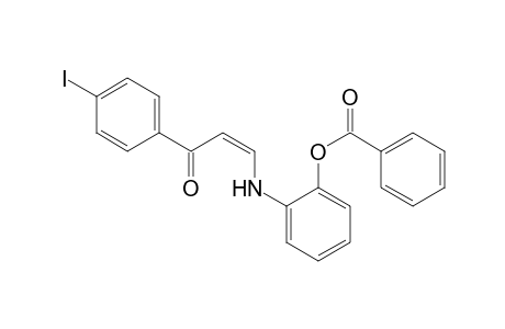 cis-3-(o-hydroxyanilino)-4'-iodoacrylophenone, benzoate (ester)