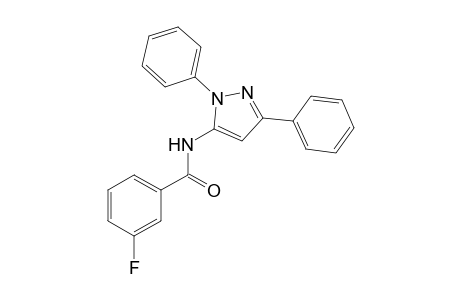 3-Fluoro-N-(1,3-diphenyl-1H-pyrazol-5-yl)benzamide