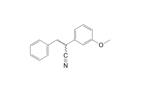 2-(m-Methoxyphenyl)-3-phenylacrylonitrile