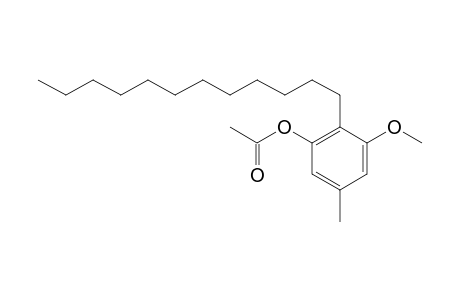 3-Acetoxy-2-dodecyl-5-methylanisole