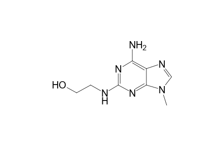 2-[(6-amino-9-methyl-2-purinyl)amino]ethanol
