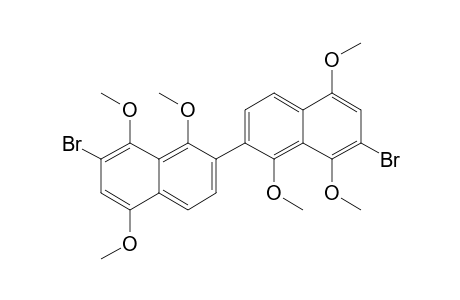 3-BROMO-6-(3-BROMO-1,4,5-TRIMETHOXY-6-NAPHTHYL)-1,4,5-TRIMETHOXY-NAPHTHALENE