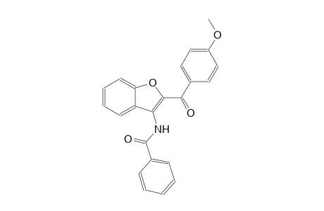N-[2-(4-methoxybenzoyl)-1-benzofuran-3-yl]benzamide