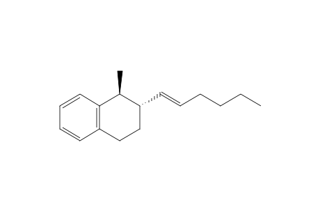 trans-(1S,2S)-2-((E)-1-Hexenyl)-1-methyl-1,2,3,4-tetrahydronaphthalene