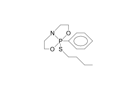 1-Butylthio-1-phenyl-5-aza-2,8-dioxa-1-phospha-bicyclo(3.3.0)octane