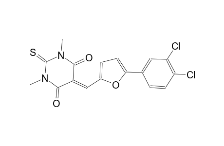 5-{[5-(3,4-dichlorophenyl)-2-furyl]methylene}-1,3-dimethyl-2-thioxodihydro-4,6(1H,5H)-pyrimidinedione