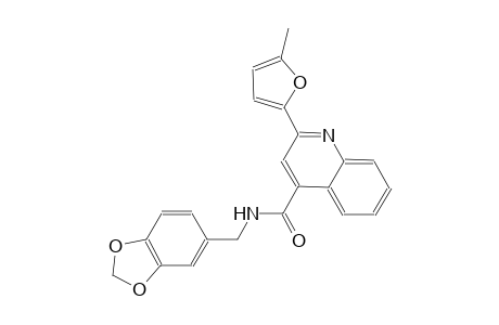 N-(1,3-benzodioxol-5-ylmethyl)-2-(5-methyl-2-furyl)-4-quinolinecarboxamide