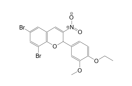 6,8-Dibromo-2-(4-ethoxy-3-methoxy-phenyl)-3-nitro-2H-chromene