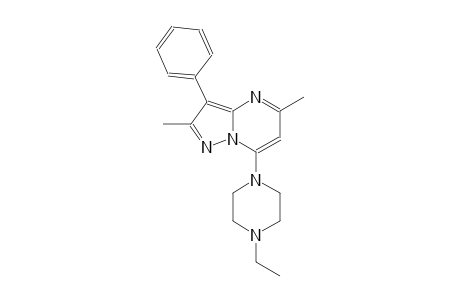 7-(4-ethyl-1-piperazinyl)-2,5-dimethyl-3-phenylpyrazolo[1,5-a]pyrimidine