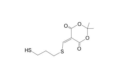2,2-Dimethyl-5-(3-sulfanylpropylsulfanylmethylidene)-1,3-dioxane-4,6-dione