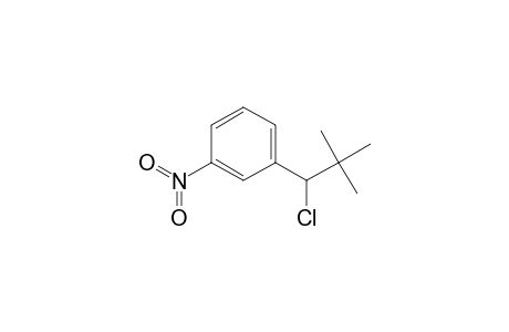 Benzene, 1-(1-chloro-2,2-dimethylpropyl)-3-nitro-