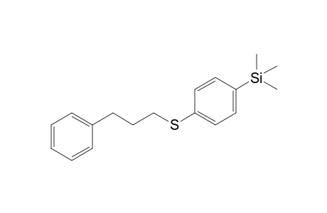Trimethyl-[4-(3-phenylpropylthio)phenyl]silane