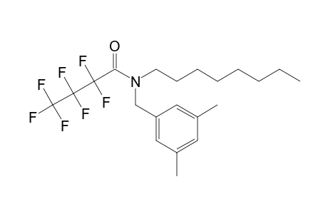 Heptafluorobutyramide, N-(3,5-dimethylbenzyl)-N-octyl-