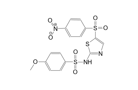 4-methoxy-N-{5-[(4-nitrophenyl)sulfonyl]-1,3-thiazol-2-yl}benzenesulfonamide