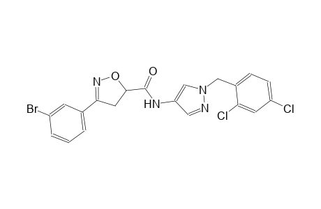 3-(3-bromophenyl)-N-[1-(2,4-dichlorobenzyl)-1H-pyrazol-4-yl]-4,5-dihydro-5-isoxazolecarboxamide