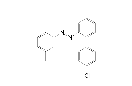 (E)-1-(4'-Chloro-4-methylbiphenyl-2-yl)-2-(3-methylphenyl)diazene
