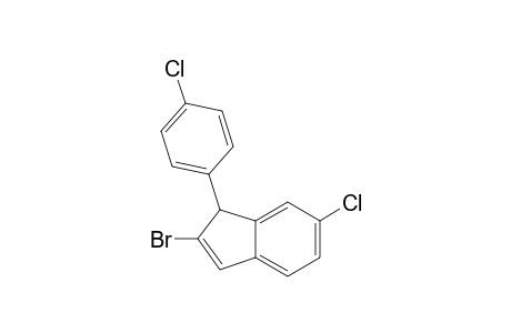 2-Bromo-6-chloro-1-(4-chlorophenyl)-1H-indene
