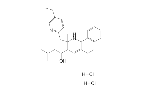 2-Methyl-5-ethyl-2-(5'-ethyl-2'-picolyl)-3-(1''-hydroxy-3''-methylbutyl)-6-phenyl-4,5-didehydropiperidine dihydrochloride