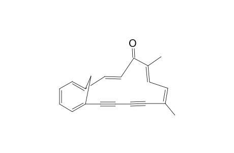 (2E,5E,7Z)-5,8-dimethyl-4-bicyclo[11.4.1]octadeca-1(17),2,5,7,13,15-hexaen-9,11-diynone