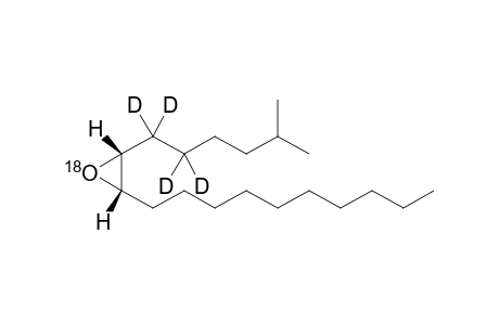 (2S,3R)-2-decyl-3-(1,1,2,2-tetradeuterio-5-methyl-hexyl)(18O)oxirane