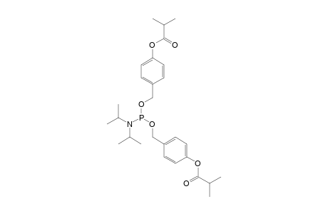 BIS-(4-ISOBUTYRYLOXYBENZYL)-N,N-DIISOPROPYLPHOSPHORAMIDITE
